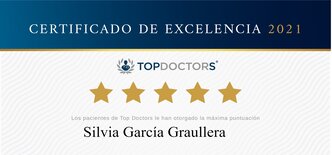 TPODOCTORS - Certificado de Excelencia 2021 Silvia García Graullera